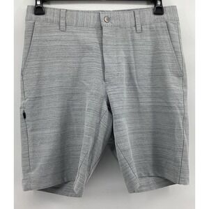 BYLT Shorts Mens Size M Gray Kinetic Golf Performance Stretch Chino Casual